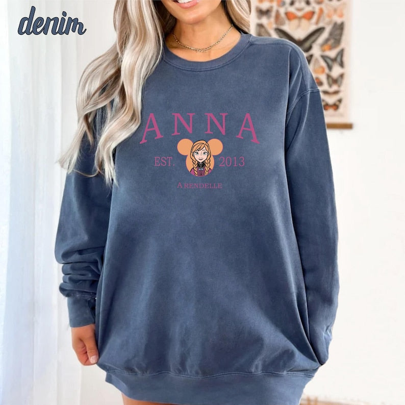 Frozen Anna Est 2013 Sweatshirt, Disney Princess Gift product image 3
