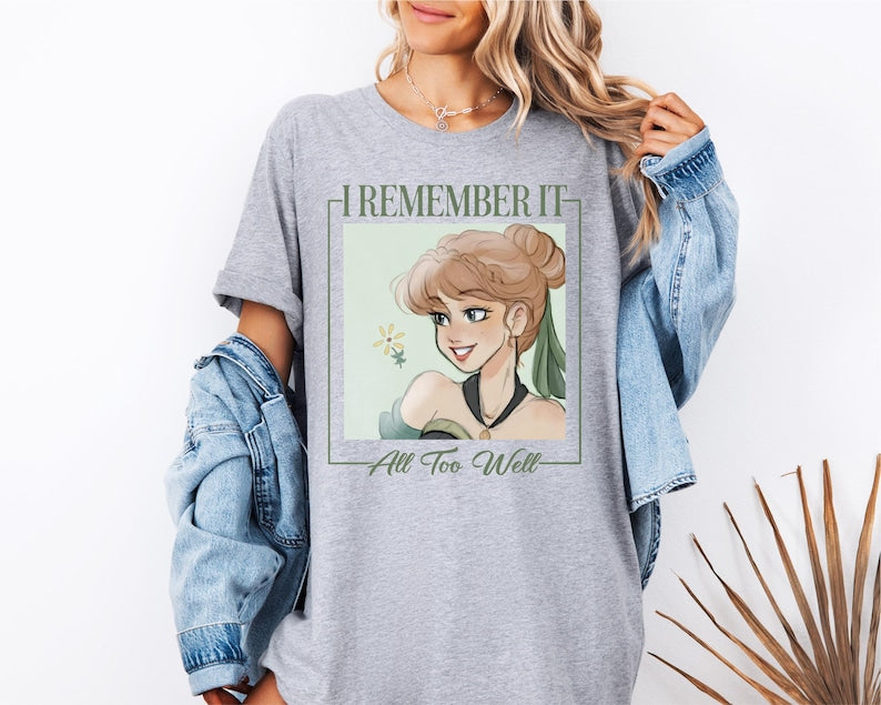Princess Anna I Remember It All Too Well T-shirt, Frozen product image 2