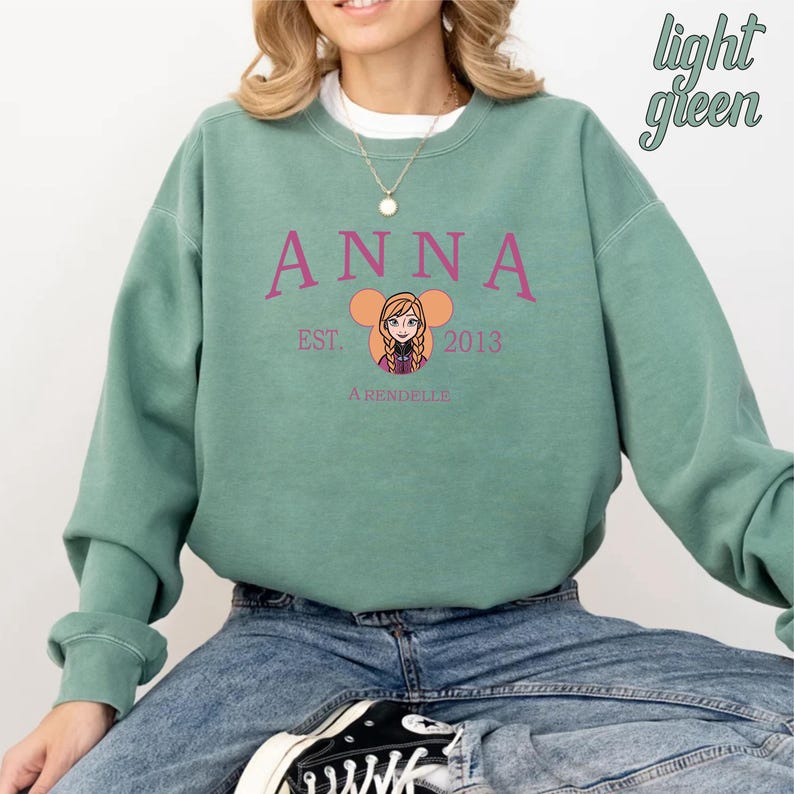 Frozen Anna Est 2013 Sweatshirt, Disney Princess Gift product image 2