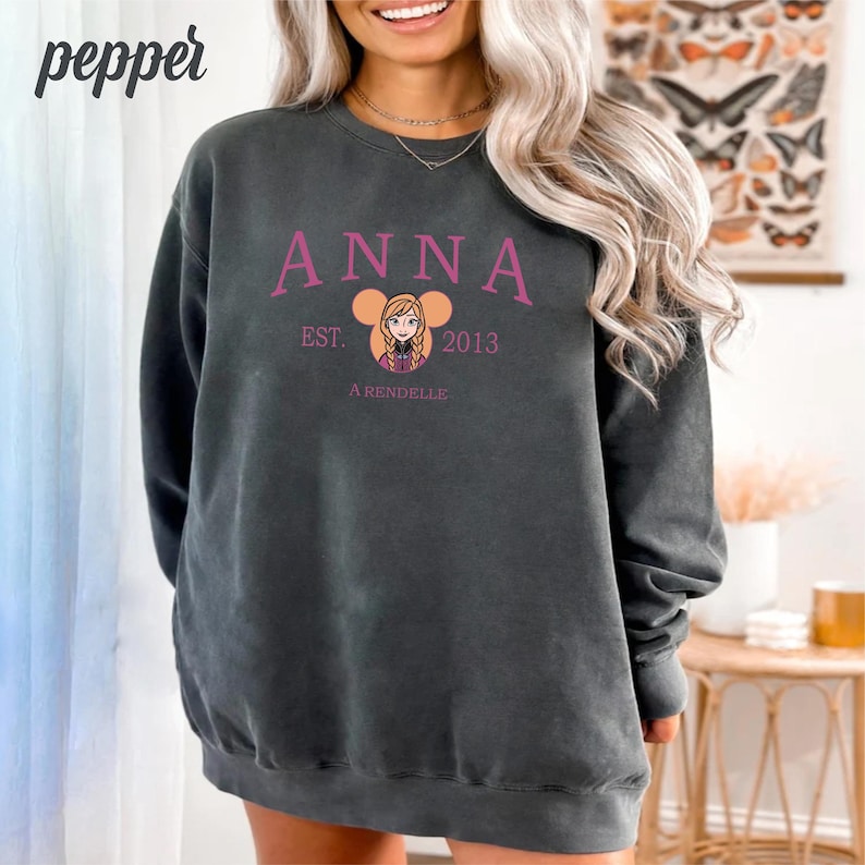 Frozen Anna Est 2013 Sweatshirt, Disney Princess Gift product image 6
