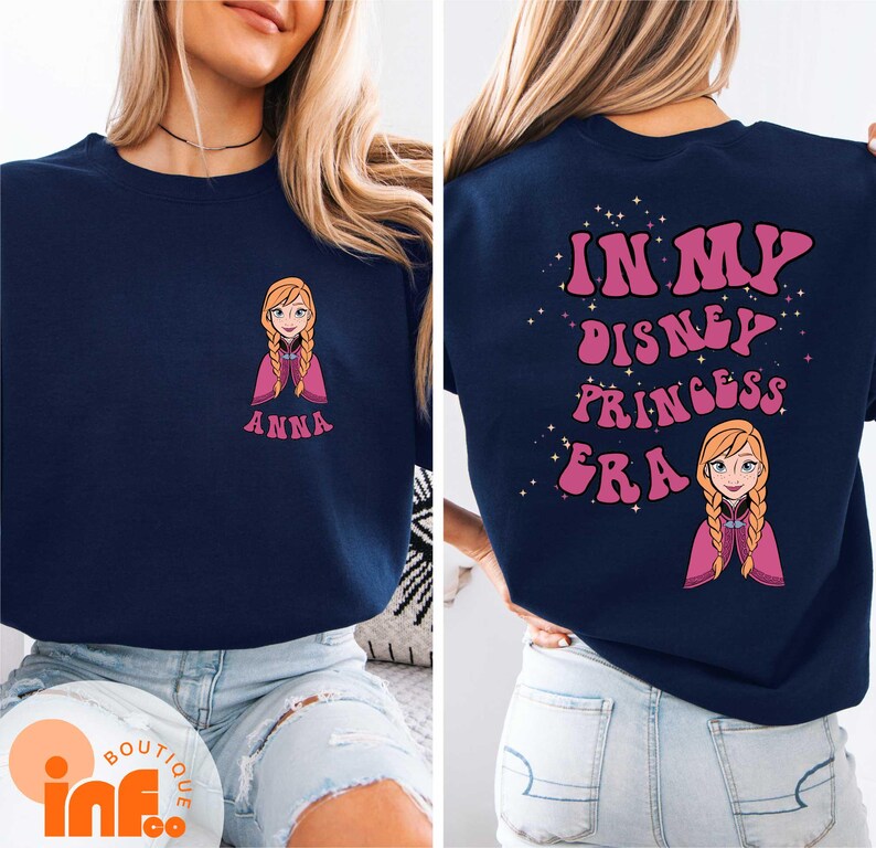Anna Frozen Sweatshirt, In My Disney Princess Era Tee, Meet product image 3