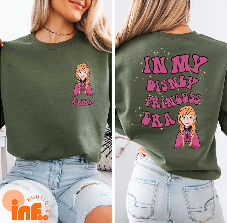 Anna Frozen Sweatshirt, In My Disney Princess Era Tee, Meet product image 1