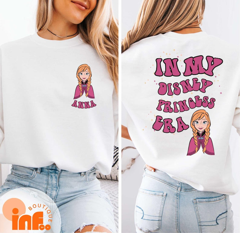Anna Frozen Sweatshirt, In My Disney Princess Era Tee, Meet product image 2