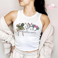 Coquette Bow Disney Frozen Princess Anna Crop Tank, Ann product image 1