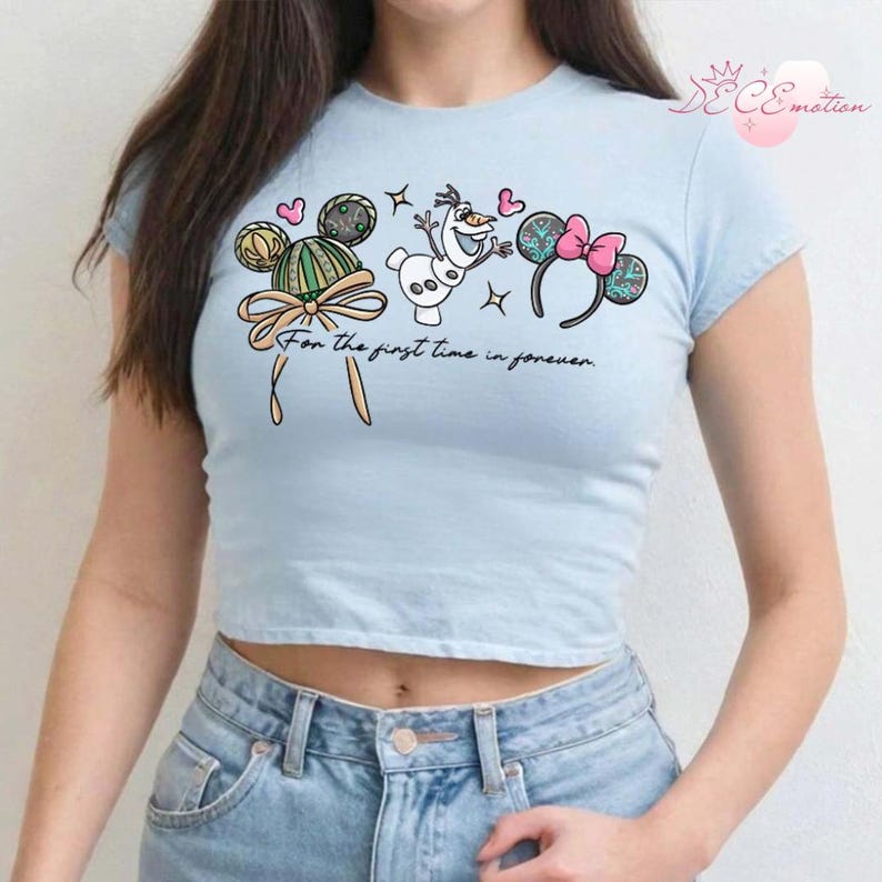 Coquette Bow Disney Frozen Princess Anna Crop Tank, Ann product image 2