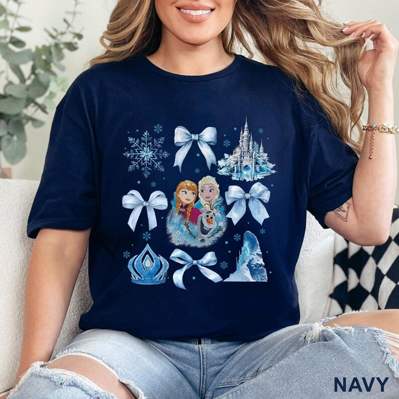 Disney Frozen Coquette Shirt, Princess Elsa Bow Shirts product image 2