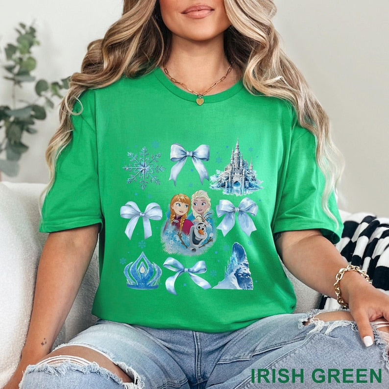 Disney Frozen Coquette Shirt, Princess Elsa Bow Shirts product image 8