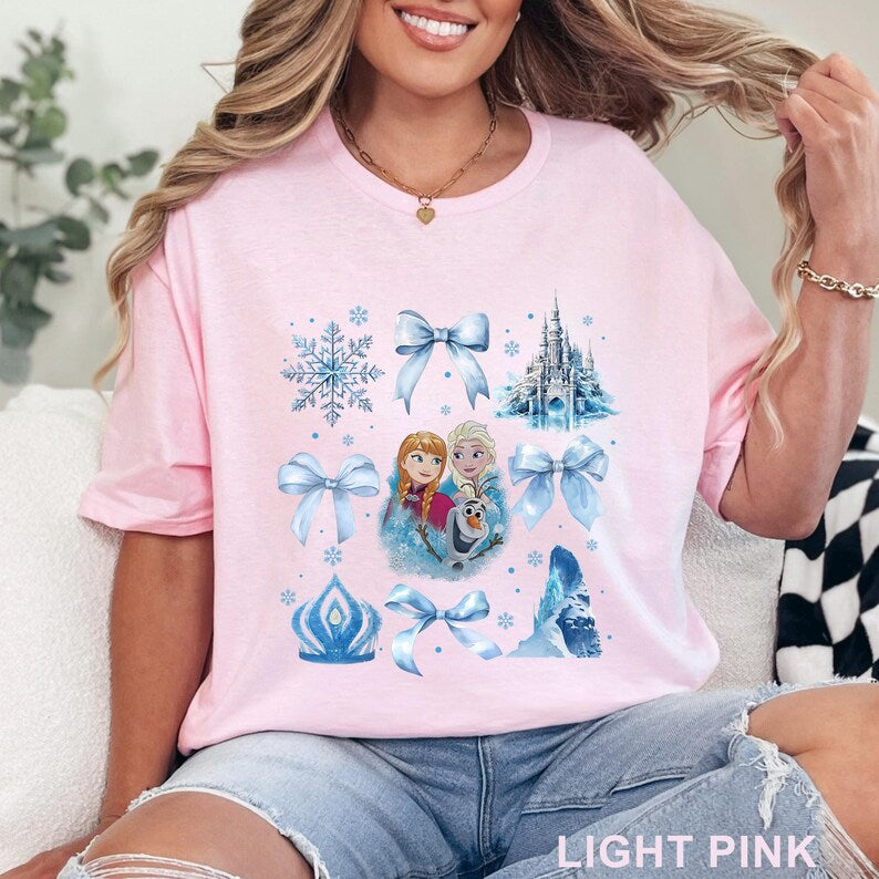 Disney Frozen Coquette Shirt, Princess Elsa Bow Shirts product image 10
