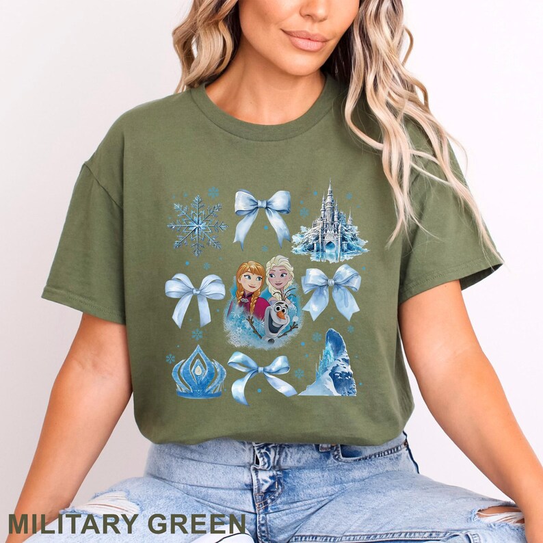 Disney Frozen Coquette Shirt, Princess Elsa Bow Shirts product image 12