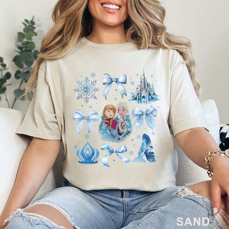Disney Frozen Coquette Shirt, Princess Elsa Bow Shirts product image 15
