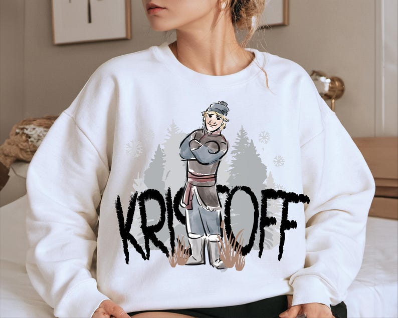 Watercolor Sven Sweatshirt: Frozen Shirt, Disney Family product image 4