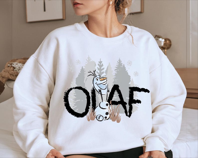 Watercolor Sven Sweatshirt: Frozen Shirt, Disney Family product image 6