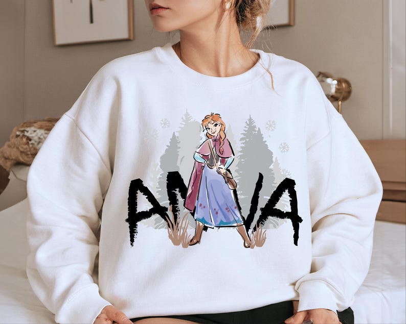 Watercolor Sven Sweatshirt: Frozen Shirt, Disney Family product image 7