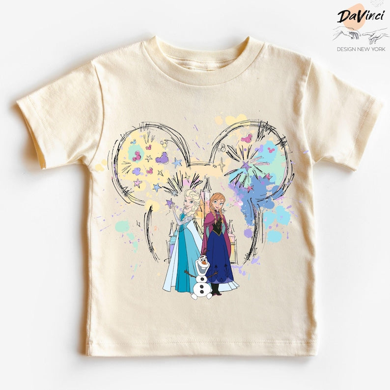Frozen Sisters Shirt, Disney T-Shirt, Elsa And Anna Kids product image 1
