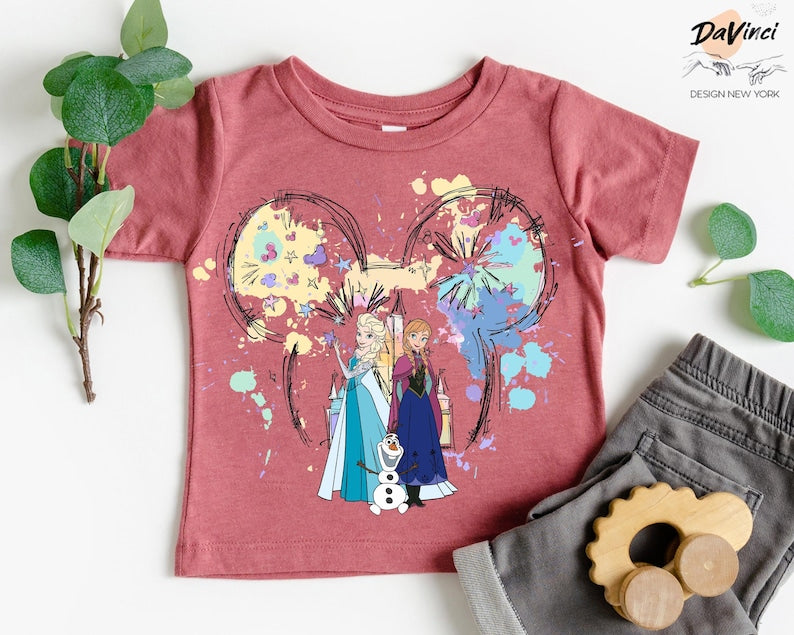 Frozen Sisters Shirt, Disney T-Shirt, Elsa And Anna Kids product image 3