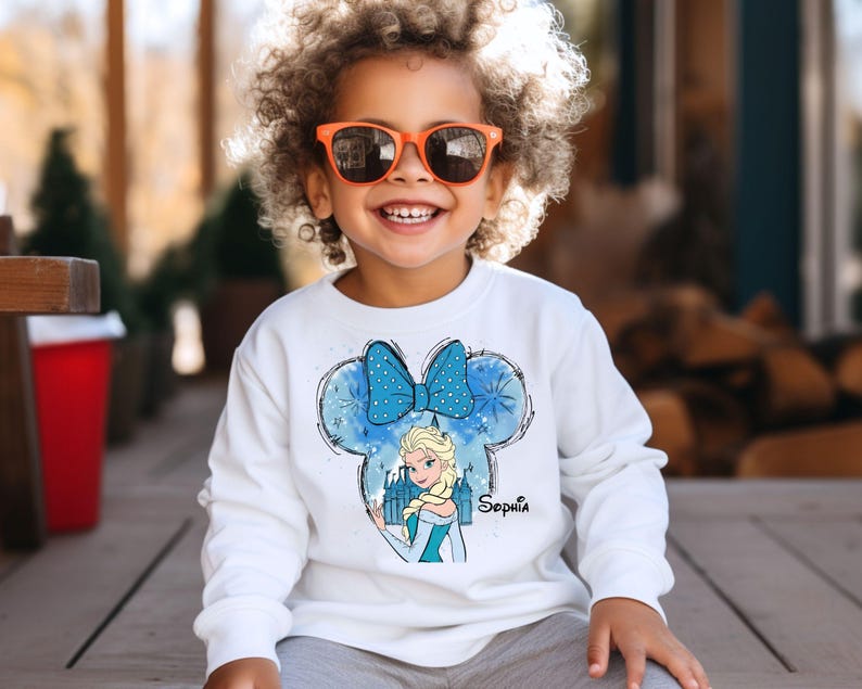 Custom Disney Elsa Frozen Shirt - Disneyland Matching product image 5