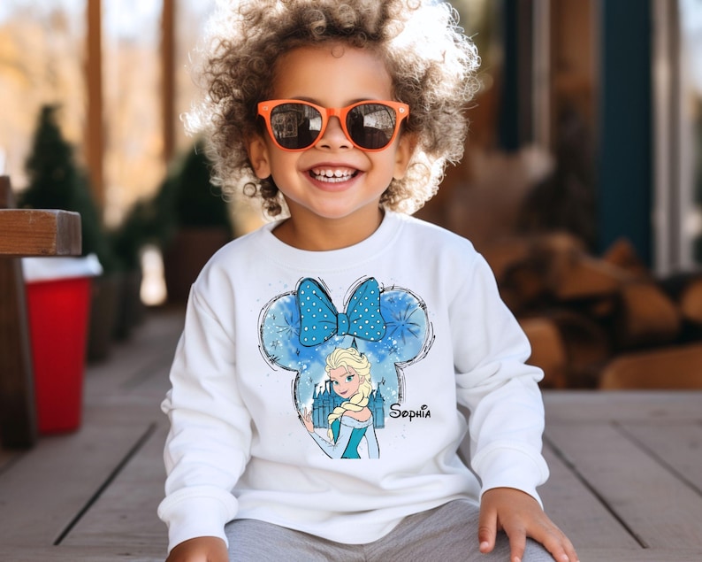 Custom Disney Elsa Frozen Shirt - Disneyland Matching product image 5