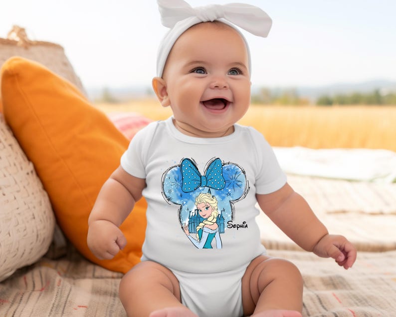 Custom Disney Elsa Frozen Shirt - Disneyland Matching product image 6