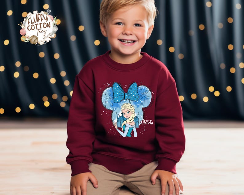 Custom Disney Elsa Frozen Shirt - Disneyland Matching product image 2