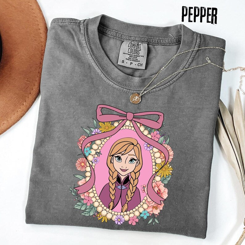 Comfort Colors® Disney Princess Shirt, Anna Frozen Floral product image 5