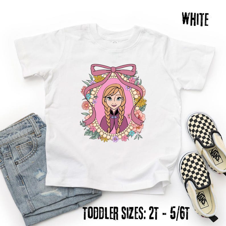 Comfort Colors® Disney Princess Shirt, Anna Frozen Floral product image 8