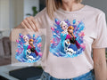 Frozen Elsa Anna Olaf DTF Transfer, Disney Inspired Kids Shirt Print, Ready to Press Heat Transfer, Cartoon Character DTF, DIY Tee Design