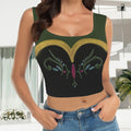 Scandinavian frozen Ice Princess Coronation Crop top | Womens Anna cosplay costume Tank Active park set | Nordic Queen rundisney Outfit