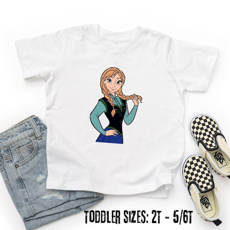 Comfort Colors® Anna Princess T-Shirt Frozen Braids Tee product image 7
