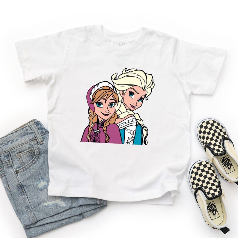 Comfort Colors® Anna And Elsa T-Shirt Frozen Sisters Tee product image 7