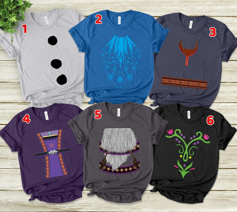 Disneybound Frozen Shirt, Birthday Tee, Disney Family product image 1