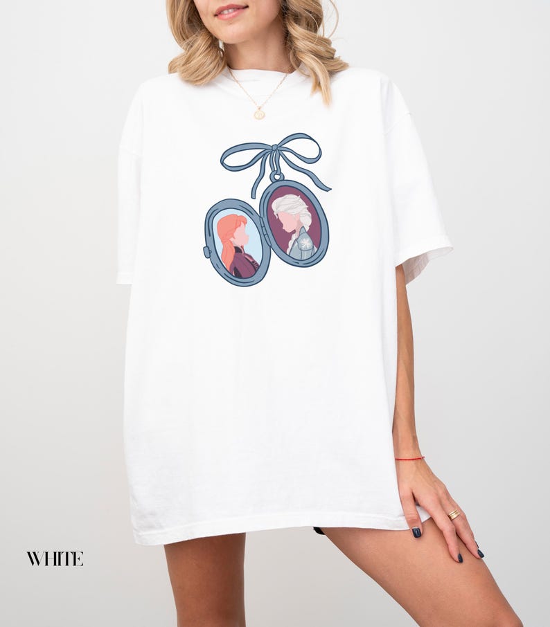 Anna and Elsa Frozen Locket Sweatshirt | Disney Princess Sisters