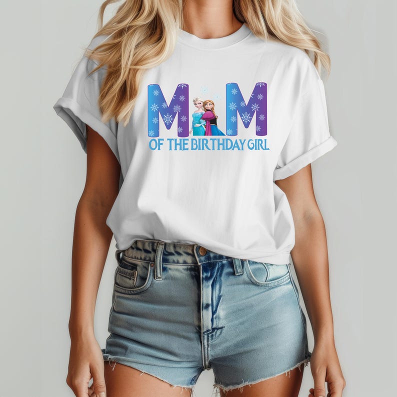 Frozen Birthday Shirt, Any Age Elsa Anna Tee, Frozen Birthday Outfit, Disney Princess Shirt, Personalized Frozen Shirt, Custom Disney Tee