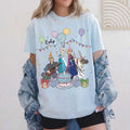 Personalized Frozen Birthday Shirt, Custom Name and Age Tee, Elsa Anna Olaf Party Outfit, Birthday Girl Disney Shirt, Toddler Birthday Gift