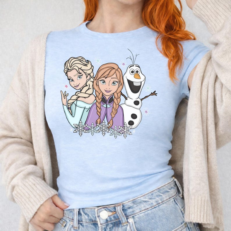 Disney Frozen Baby Tee Elsa Princess Cropped Disneyland and product image 1