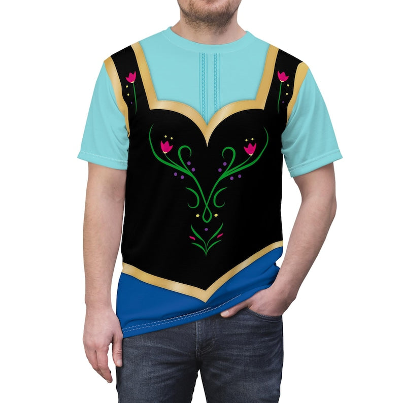 Classic Anna T-Shirt | Frozen Inspired Lightweight Costume T-Shirt For Women, Unisex S-XXXL