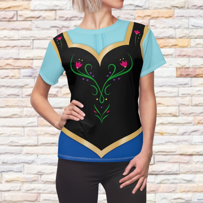 Classic Anna T-Shirt | Frozen Inspired Lightweight Costume T-Shirt For Women, Unisex S-XXXL