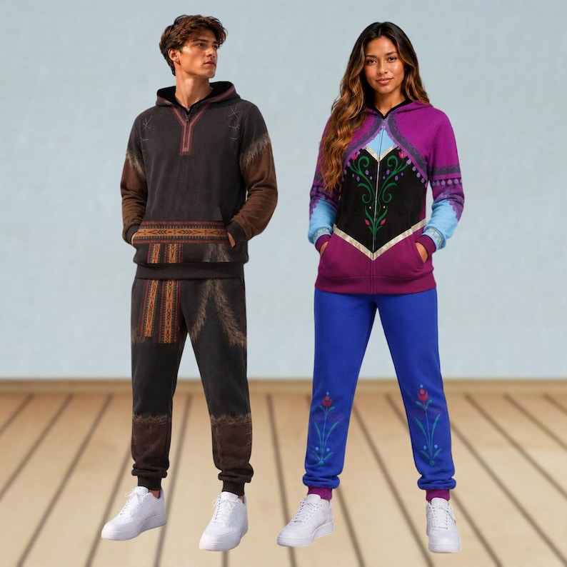 Halloween Anna Kristoff Prince Cosplay Costume Hoodie product image 1