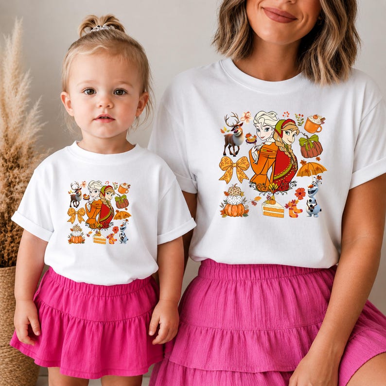 Frozen Fall Shirt, Elsa Anna Olaf Sven Autumn Tee, Disney Pumpkin Shirt, Frozen Friends Thanksgiving Shirt, Fall Holiday Gift
