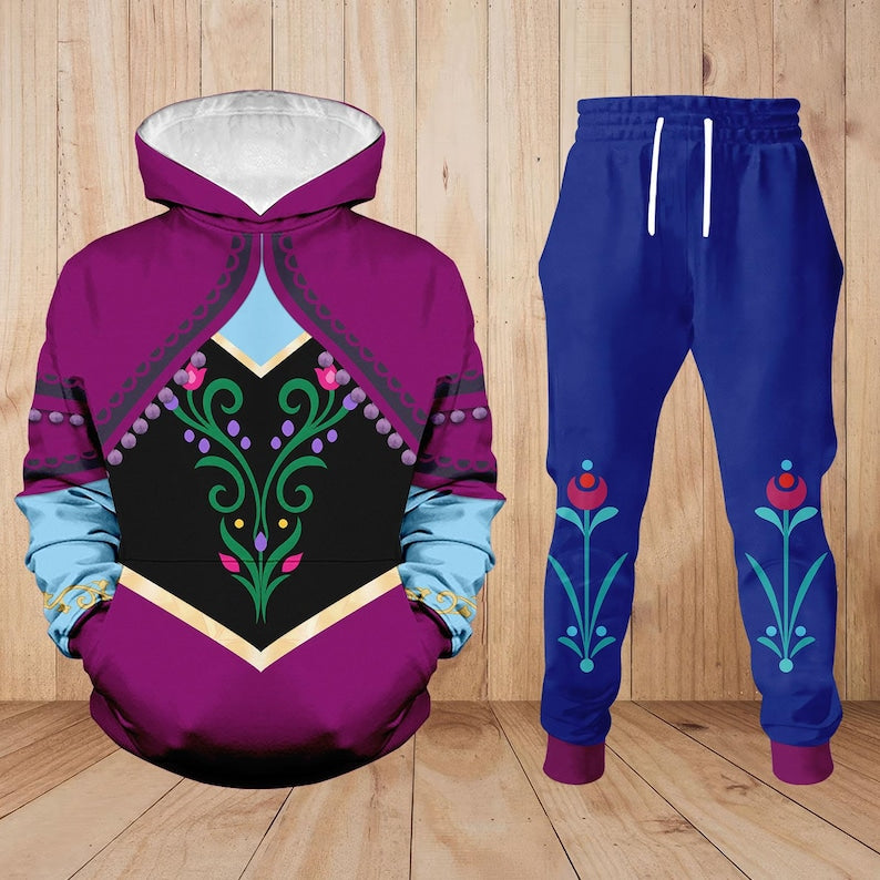 Halloween Anna Kristoff Prince Cosplay Costume Hoodie product image 4