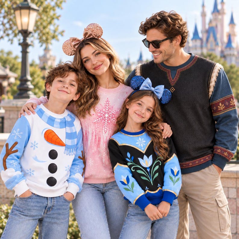 Frozen Family Matching Outfits, Elsa Anna Inspired Dress product image 1