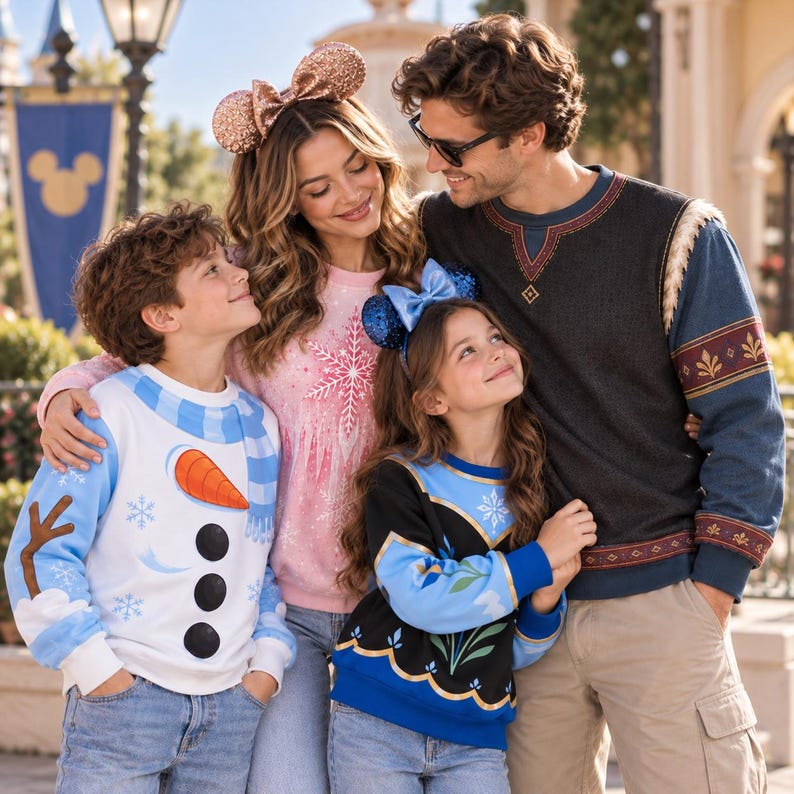 Frozen Family Matching Outfits, Elsa Anna Inspired Dress product image 2