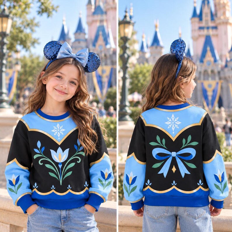 Frozen Family Matching Outfits, Elsa Anna Inspired Dress product image 8