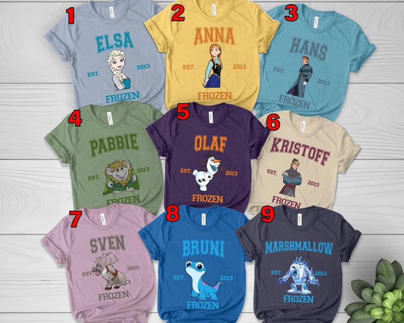Frozen Varsity Shirt with Princess Anna & Queen Elsa product image 1
