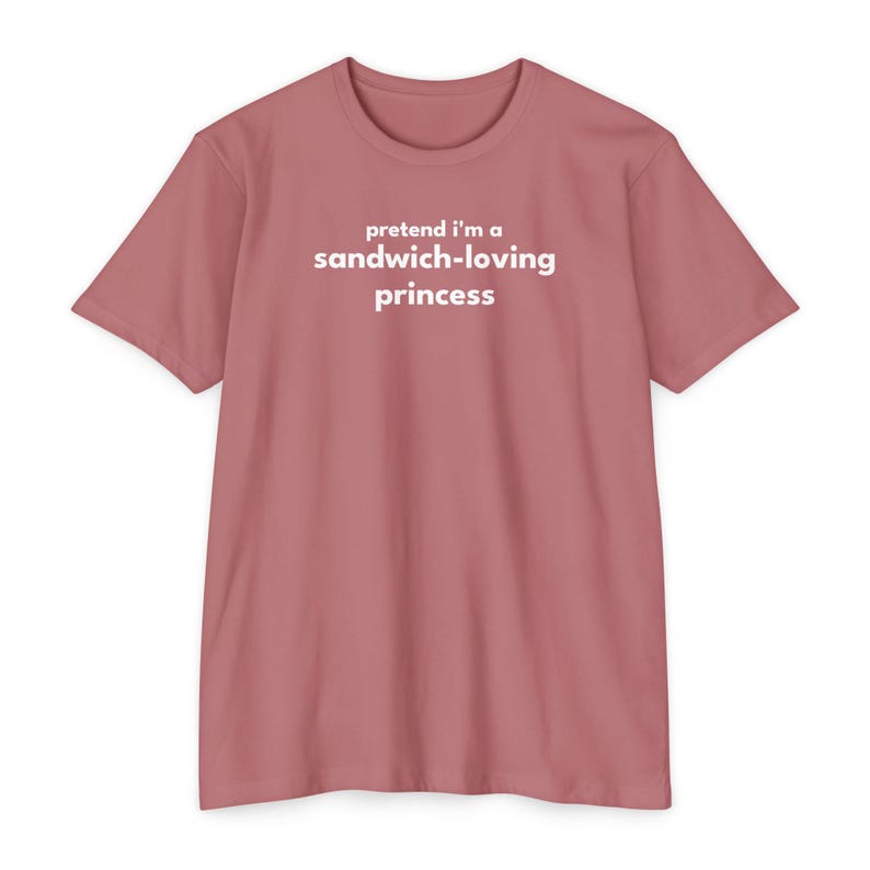 Frozen | Disney Family Shirt | Anna | Sandwich-loving Princess | Minimalist Matching Theme Park Costume Shirt