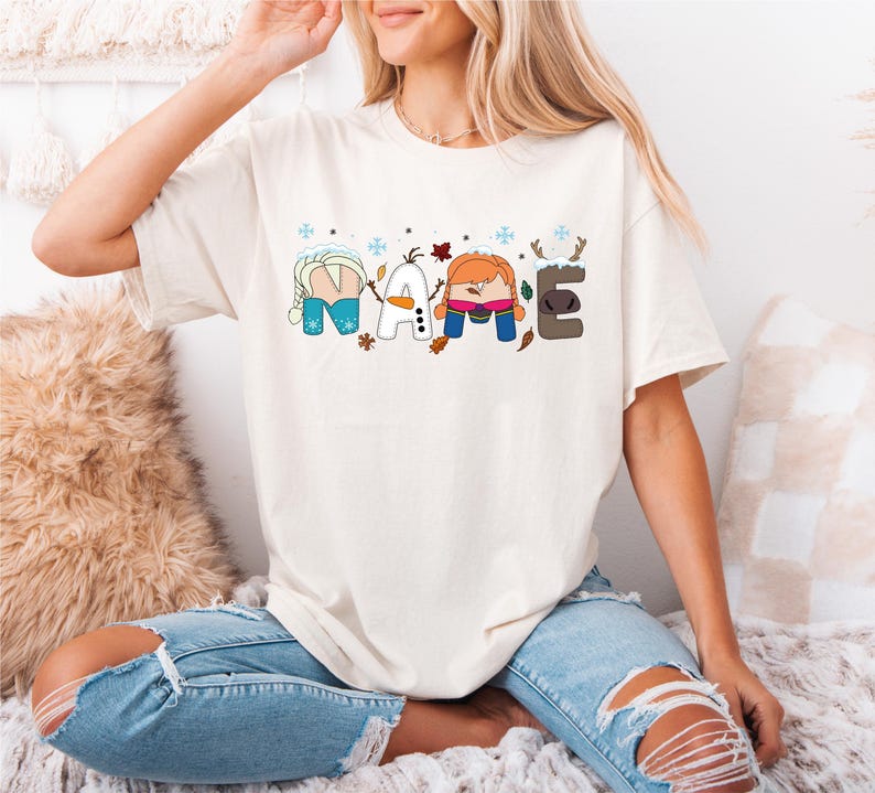 Disney Frozen T-Shirt, Custom Princess Name Shirt, Anna product image 2