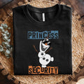 Olaf Princess Security Dad Shirt, Snowman Guard Protection product image 1