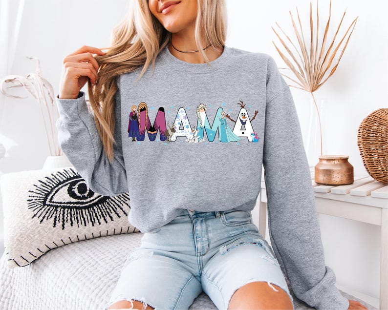 Disney Frozen T-Shirt, Custom Princess Elsa and Anna Shirt, Disneyland Olaf Sweatshirt, Princess Birthday Party T-Shirt