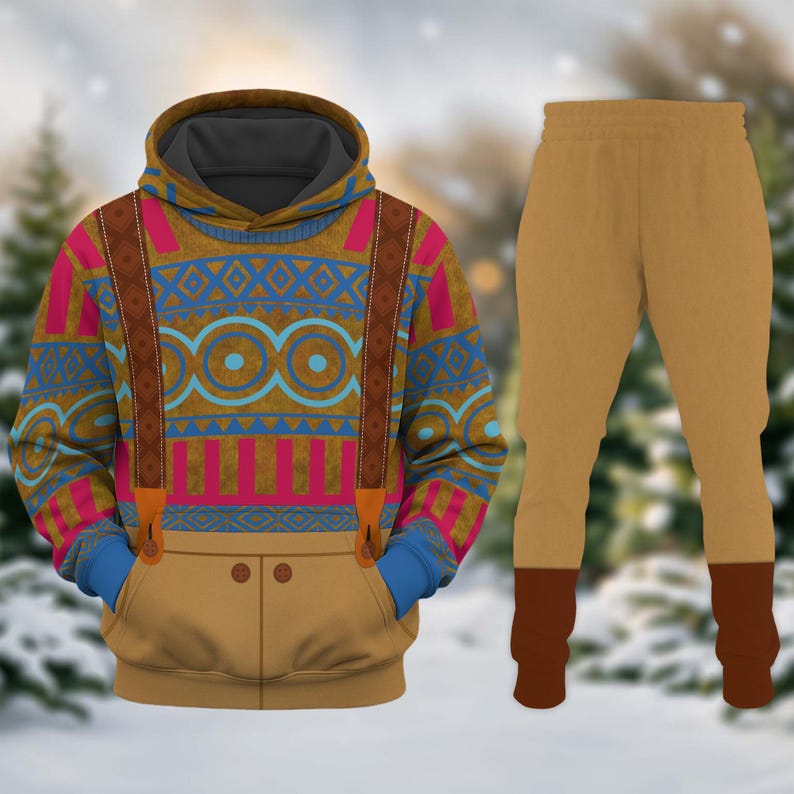 Frozen Oaken Christmas Costume Sweater, Hoodie, Wandering product image 2