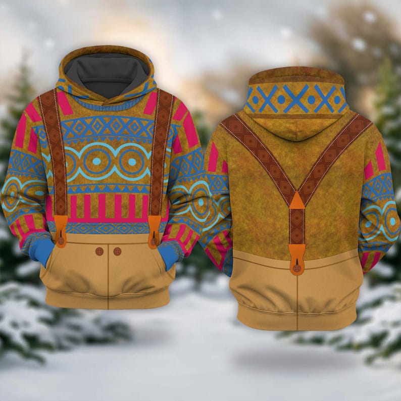 Frozen Oaken Christmas Costume Sweater, Hoodie, Wandering product image 3