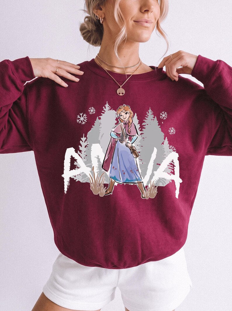 Winter Frozen Shirt, Disney Characters Tee, Matching Family product image 5